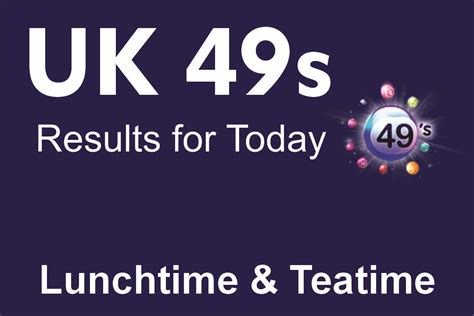 2016 teatime results